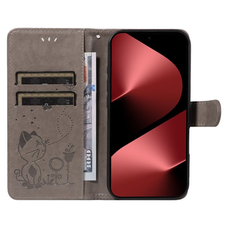 Skyddsfodral Huawei Pura 80 Pro Katt Och Bi