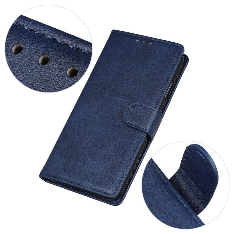 Läderfodral Samsung Galaxy A41 Svart Retro Matt Lädereffekt
