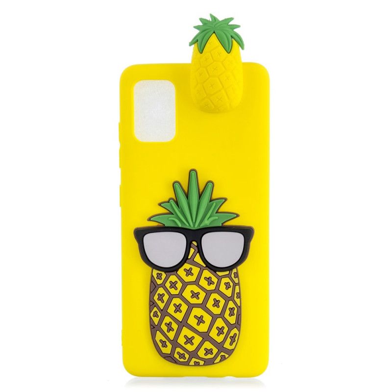 Skal för Samsung Galaxy A41 Cool 3D Ananas