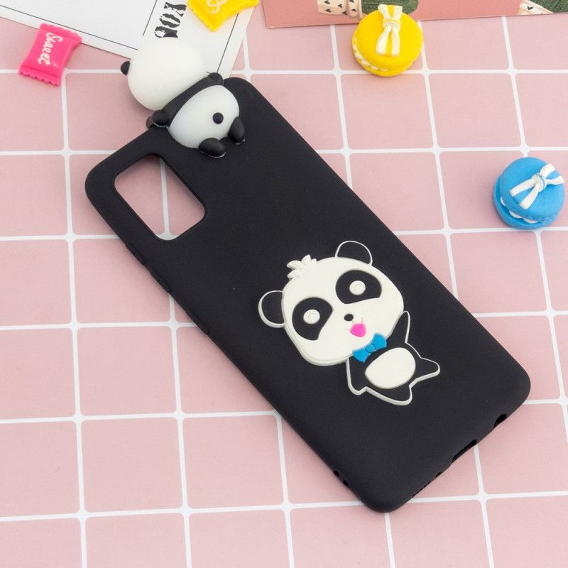 Skal för Samsung Galaxy A41 Röd Varför Inte 3D Panda