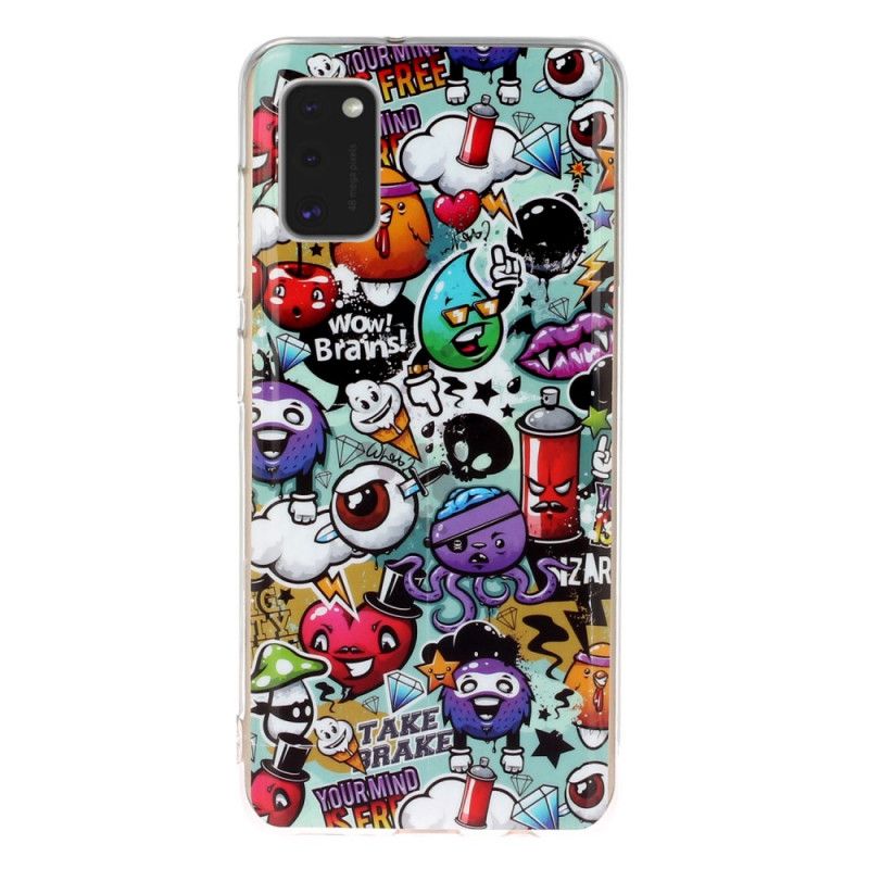Skal Samsung Galaxy A41 Fluorescerande Galenskap