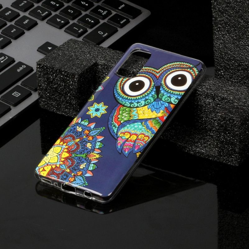 Skal Samsung Galaxy A41 Fluorescerande Mandalauggla