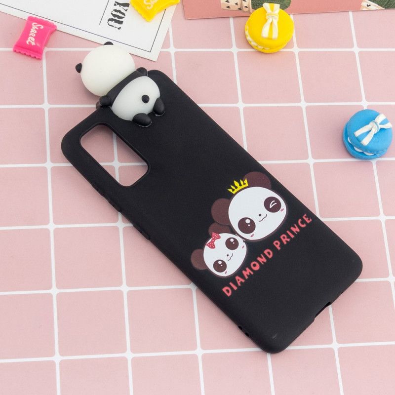 Skal Samsung Galaxy A41 Mörkblå Mobilskal 3D Superpanda