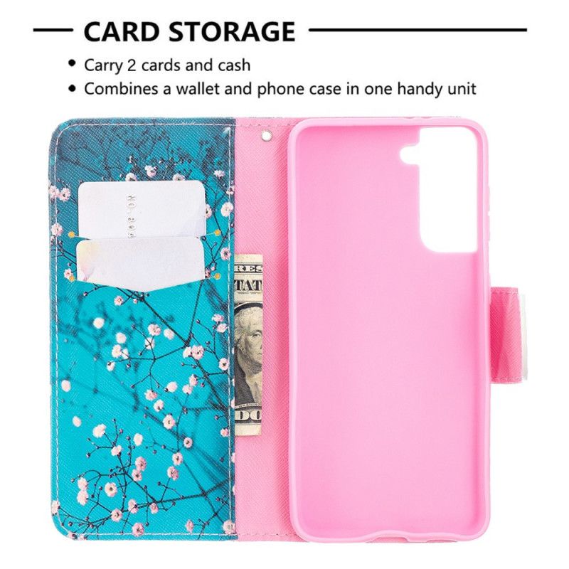 Fodral för Samsung Galaxy S21 5G Blommande Träd