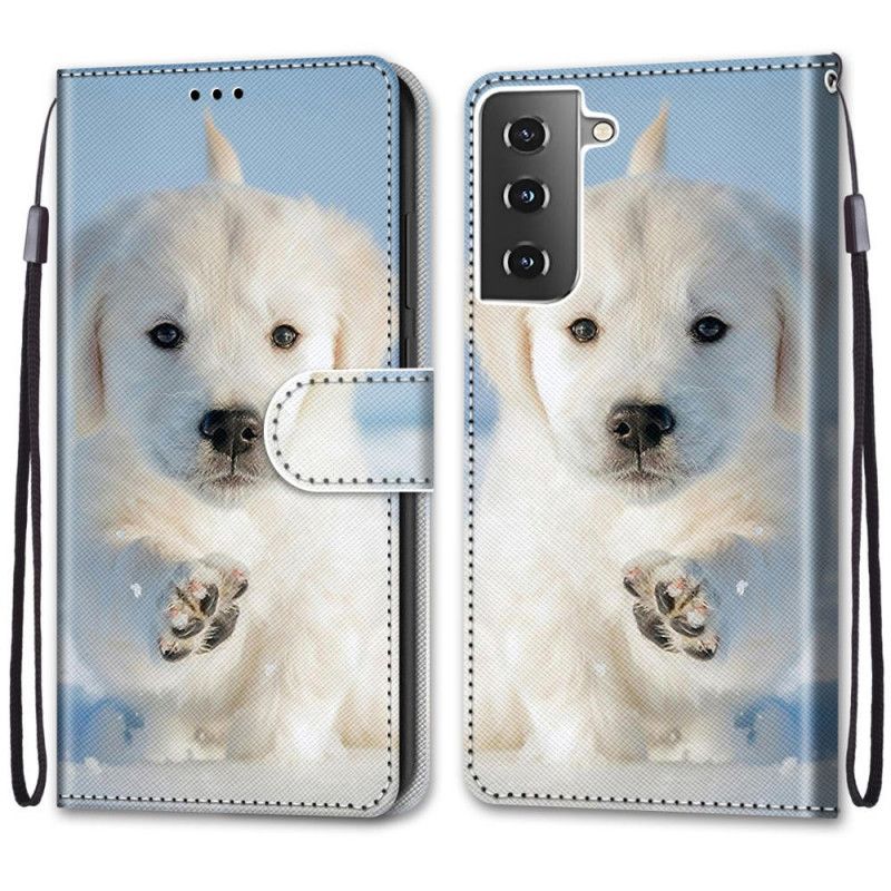 Fodral för Samsung Galaxy S21 5G Söt Hund