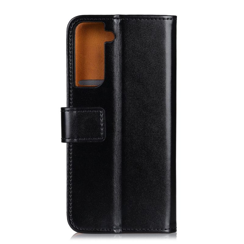 Fodral för Samsung Galaxy S21 5G Svart Tricolor Lädereffekt
