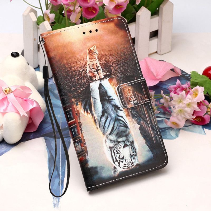 Fodral Samsung Galaxy S21 5G Mörkblå Kattunge