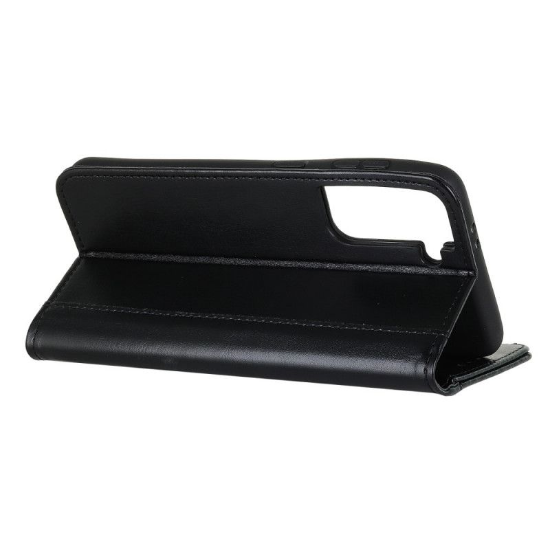 Fodral Samsung Galaxy S21 5G Svart Antik Lädereffekt