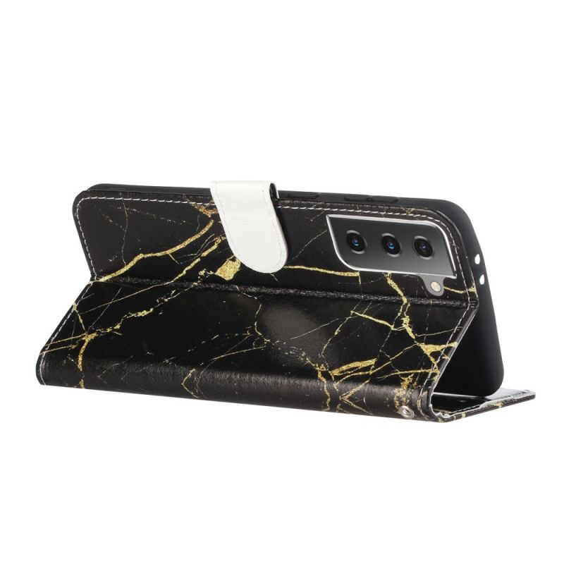 Fodral Samsung Galaxy S21 5G Svart Marmor