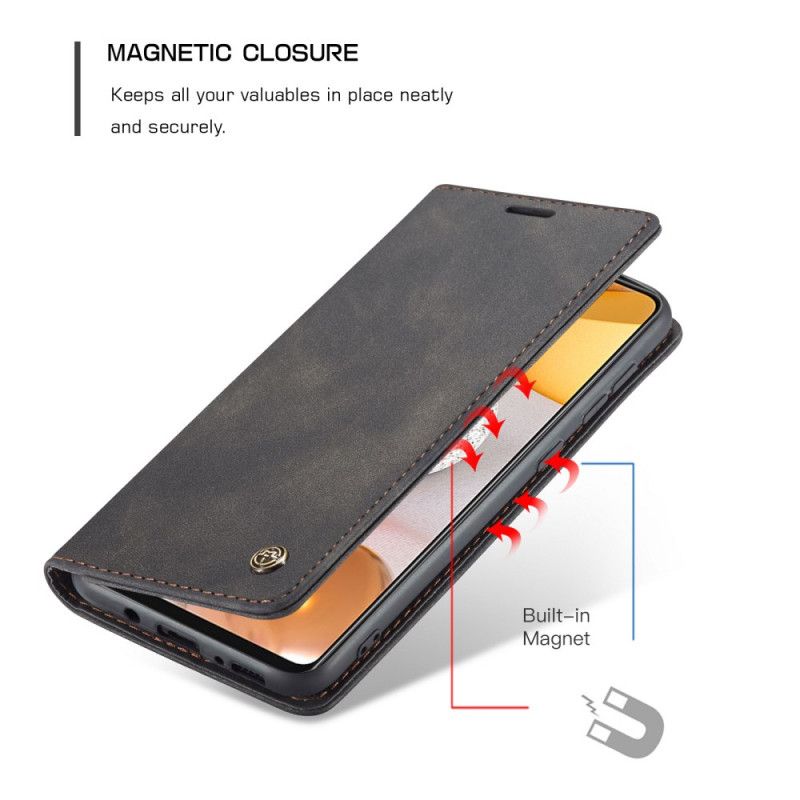 Folio-fodral Samsung Galaxy S21 5G Svart Imiterat Läderfodral