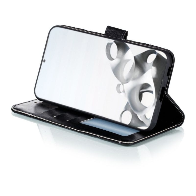 Läderskal Samsung Galaxy S21 5G Svart Hela Mandala