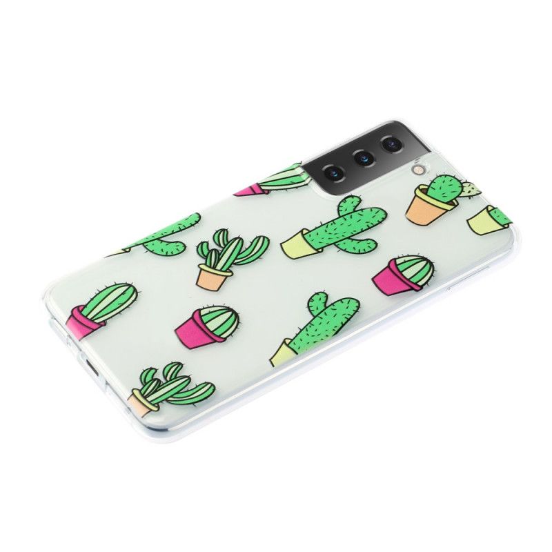 Skal för Samsung Galaxy S21 5G Minikaktus