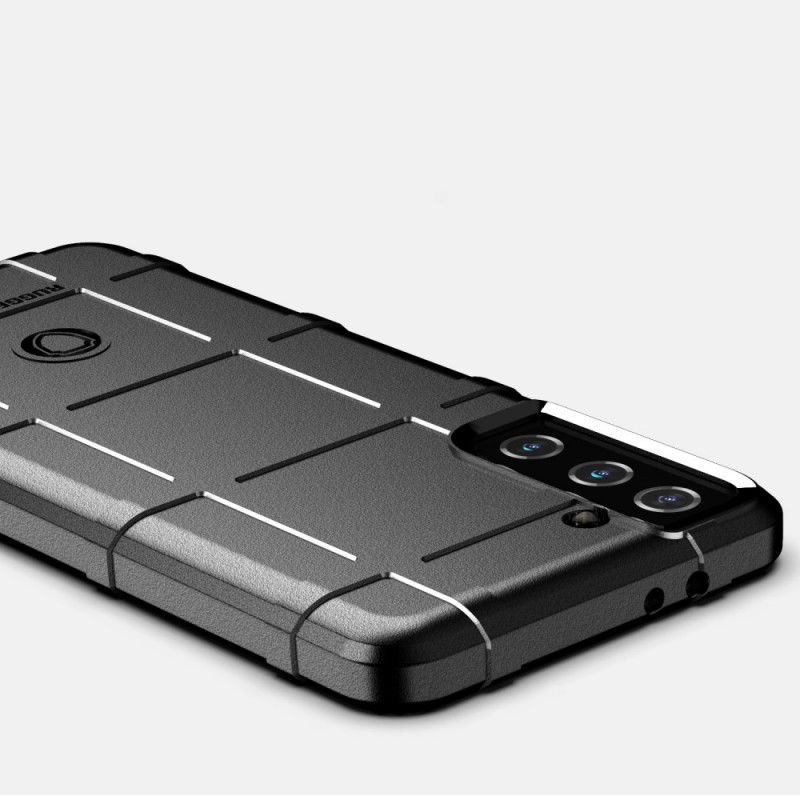 Skal för Samsung Galaxy S21 5G Svart Robust Sköld