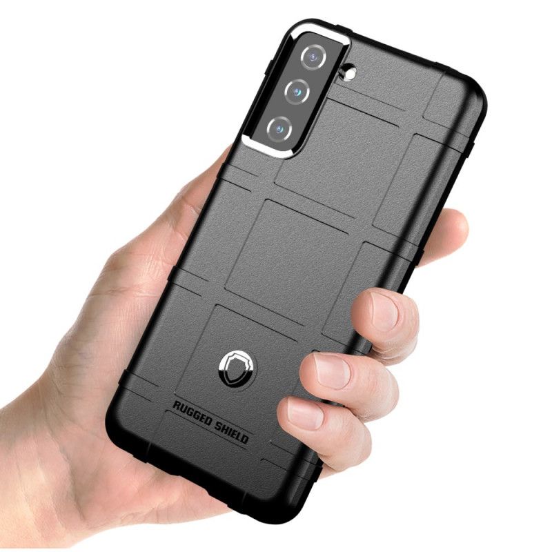 Skal för Samsung Galaxy S21 5G Svart Robust Sköld