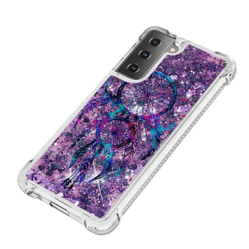 Skal Samsung Galaxy S21 5G Mobilskal Glitter Drömfångare