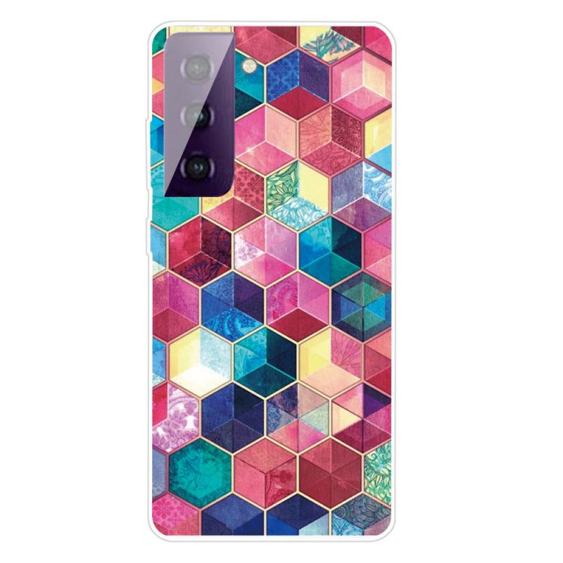 Skal Samsung Galaxy S21 5G Rosa Målning