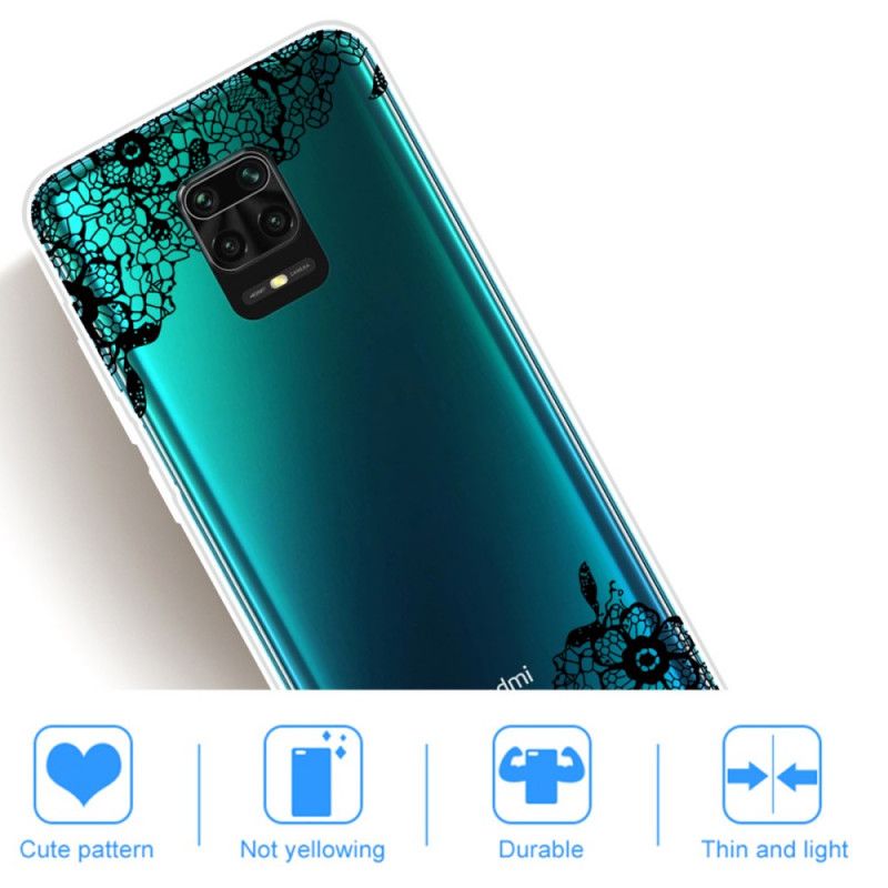 Skal för Xiaomi Redmi Note 9S / Note 9 Pro Fin Spets