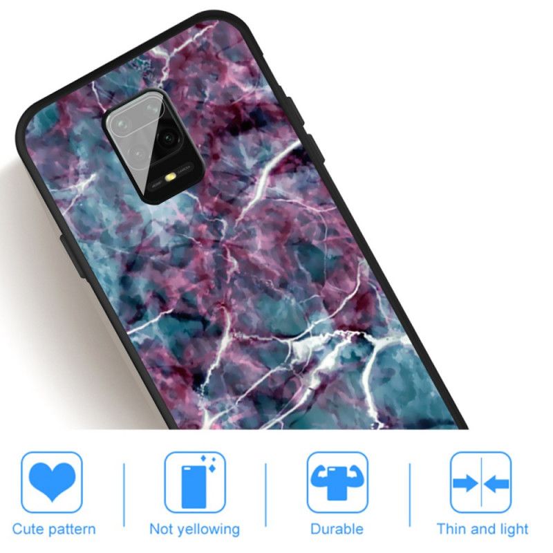 Skal Xiaomi Redmi Note 9S / Note 9 Pro Lila Marmor