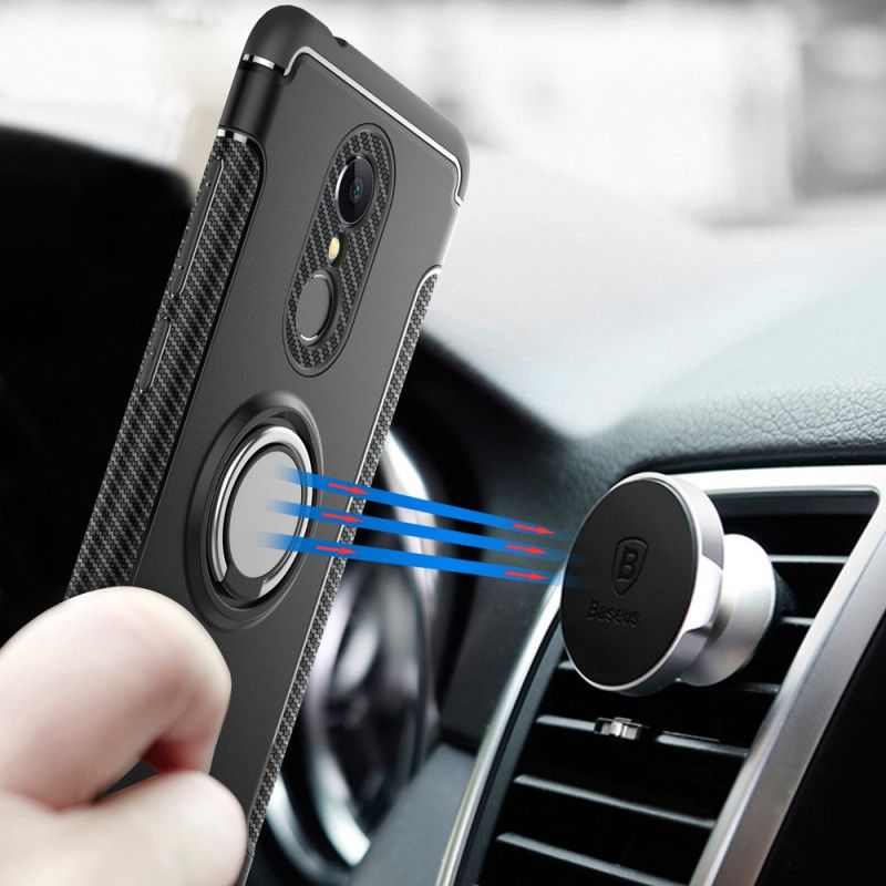 Skal Xiaomi Redmi 5 Svart Kolfiberring
