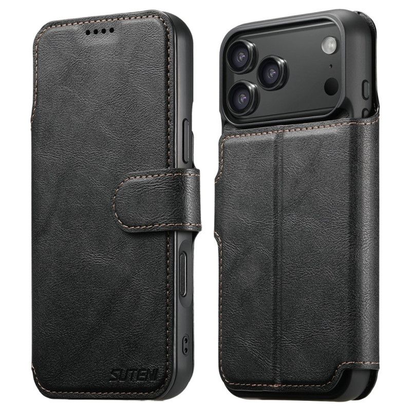 Fodral iPhone 17 Pro Magnetisk Med Retro Avtagbart Fodral