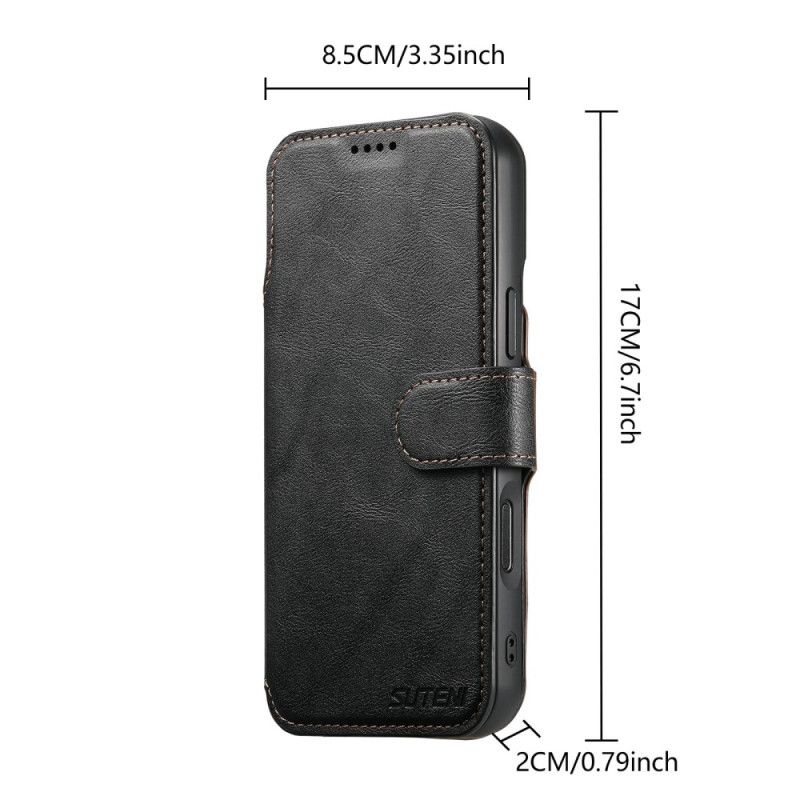 Fodral iPhone 17 Pro Magnetisk Med Retro Avtagbart Fodral