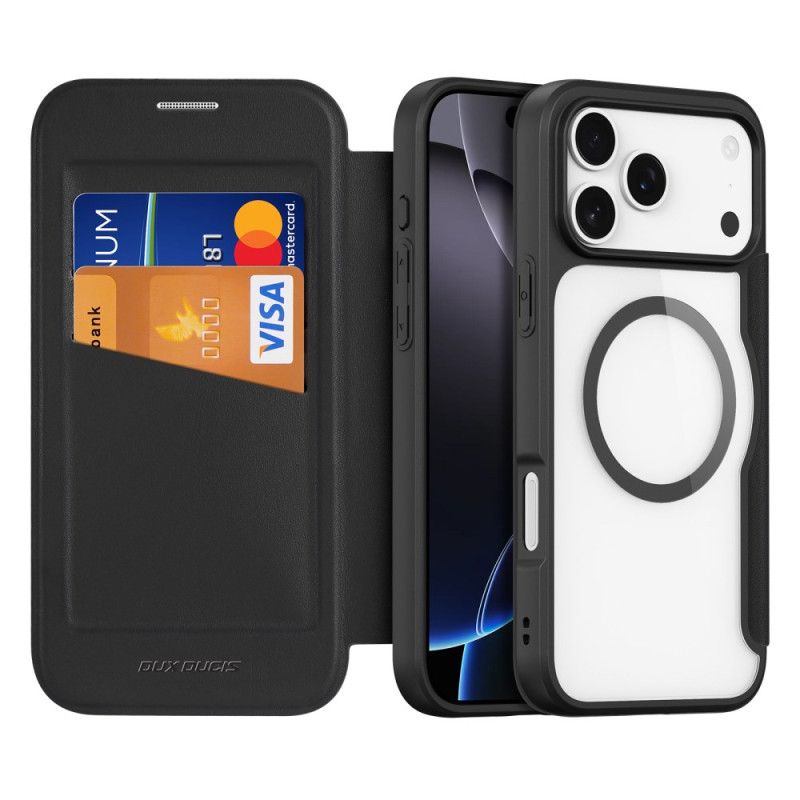 Folio-fodral iPhone 17 Pro Dux Ducis X Pro-seriens Skal