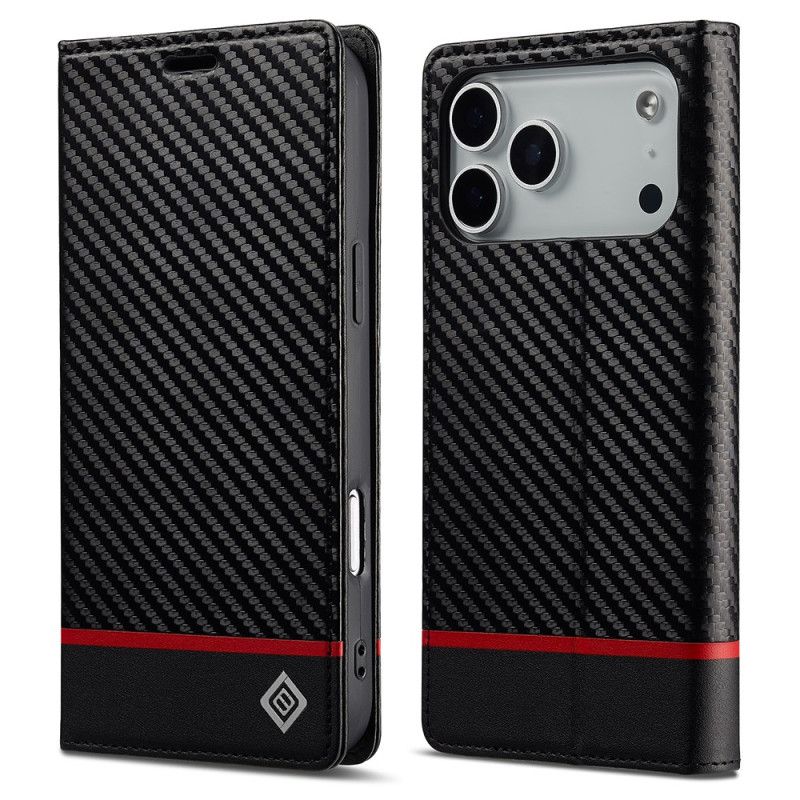 Folio-fodral iPhone 17 Pro Lc.imeeke Kolfiber