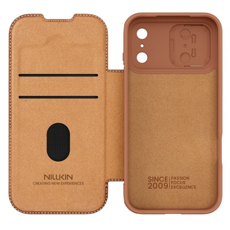 Folio-fodral iPhone 17 Pro Qin Pro-serien Nillkin