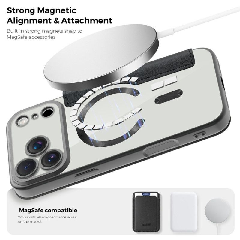 Folio-fodral iPhone 17 Pro Telefonfodral Magsafe-kompatibel Quiltad