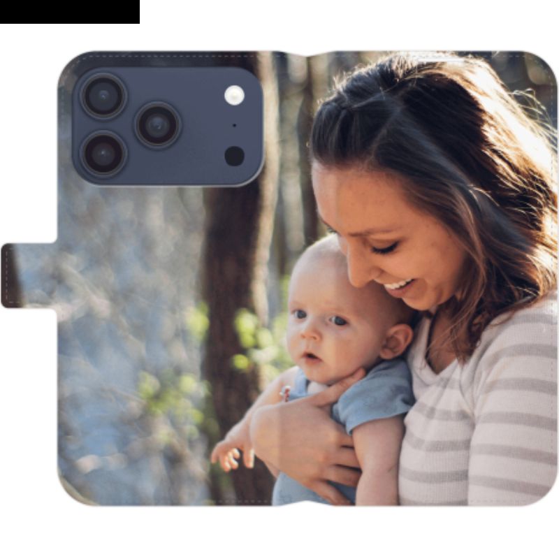 Läderskal Fodral iPhone 17 Pro Anpassad