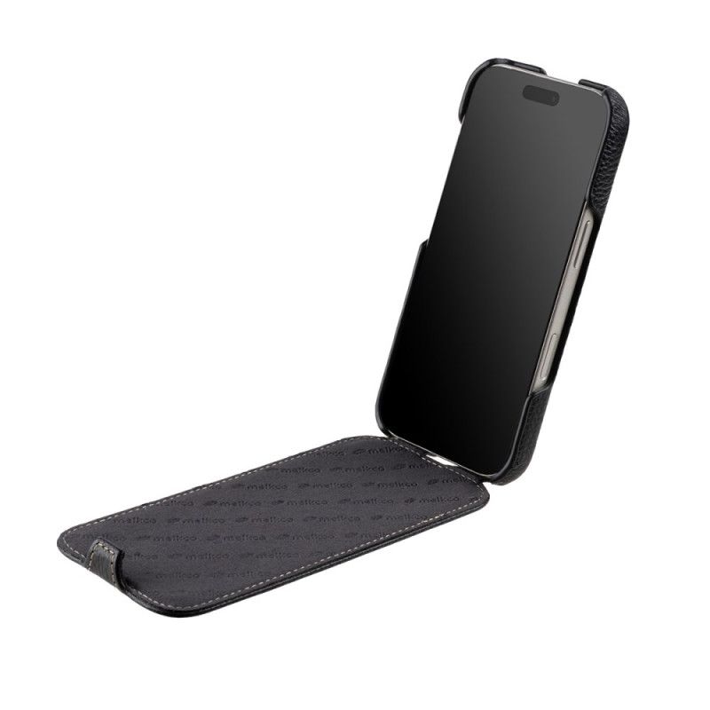 Läderskal Fodral iPhone 17 Pro Magsafe-kompatibelt Med Premium Vertical Flip Cover