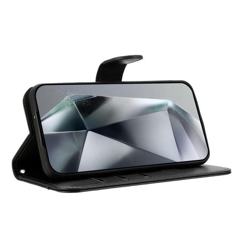 Läderskal Fodral iPhone 17 Pro S-design Med Snodd