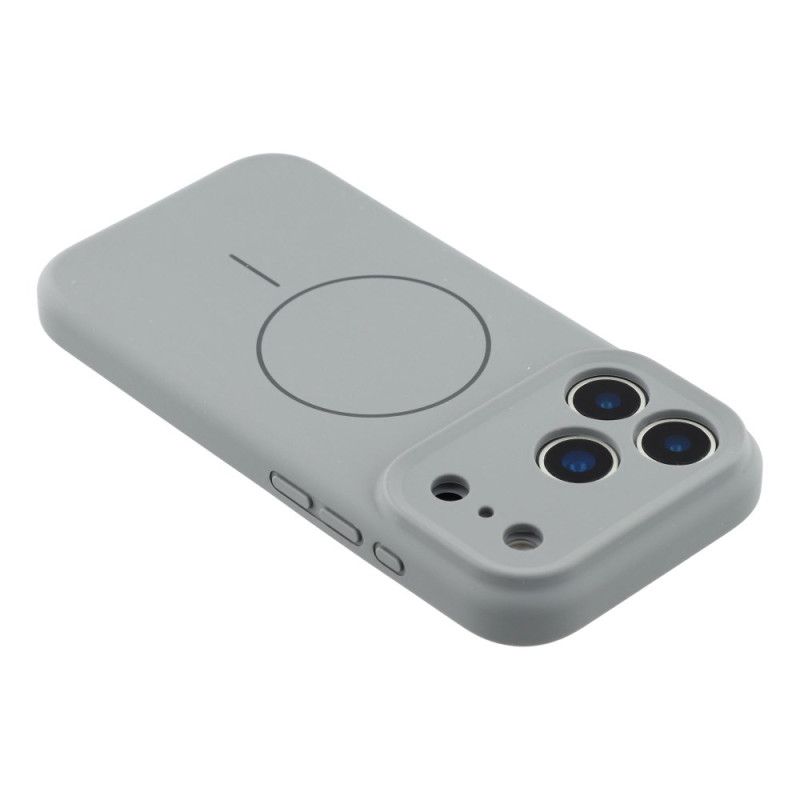 Skal För iPhone 17 Pro Magsafe Hybrid Med Mikrofiberfoder