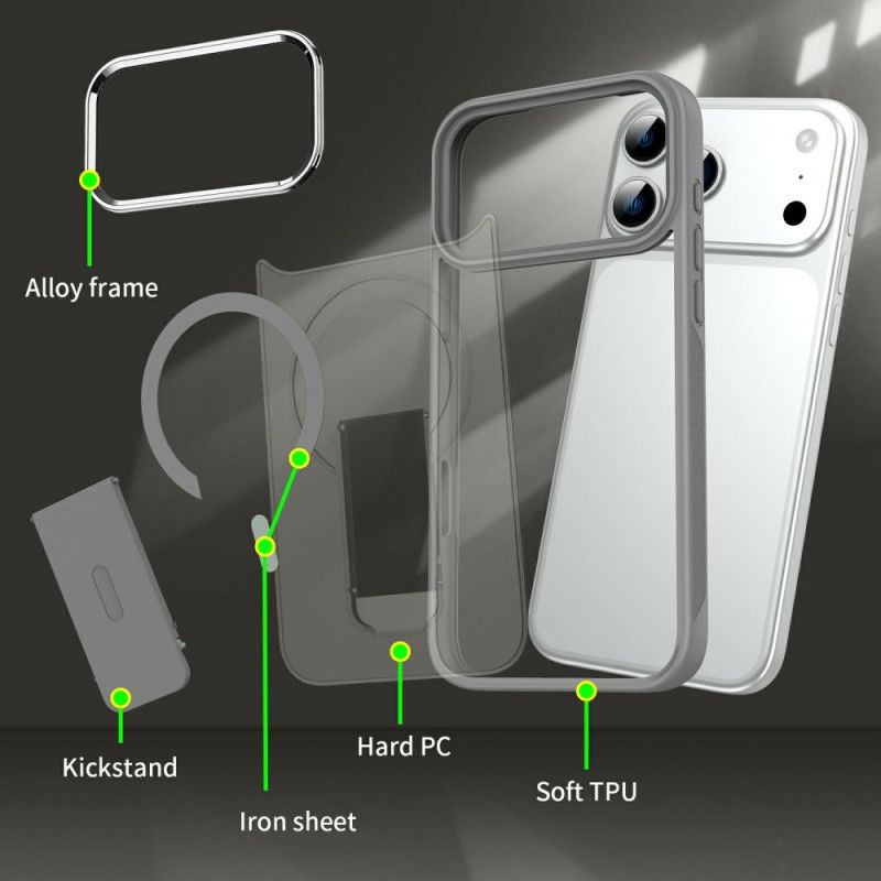 Skal För iPhone 17 Pro Magsafe-kompatibel Med Stativ