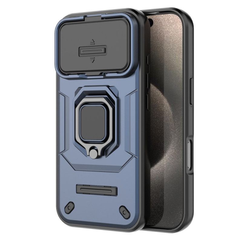 Skal För iPhone 17 Pro Ringfodral Med Linsskydd