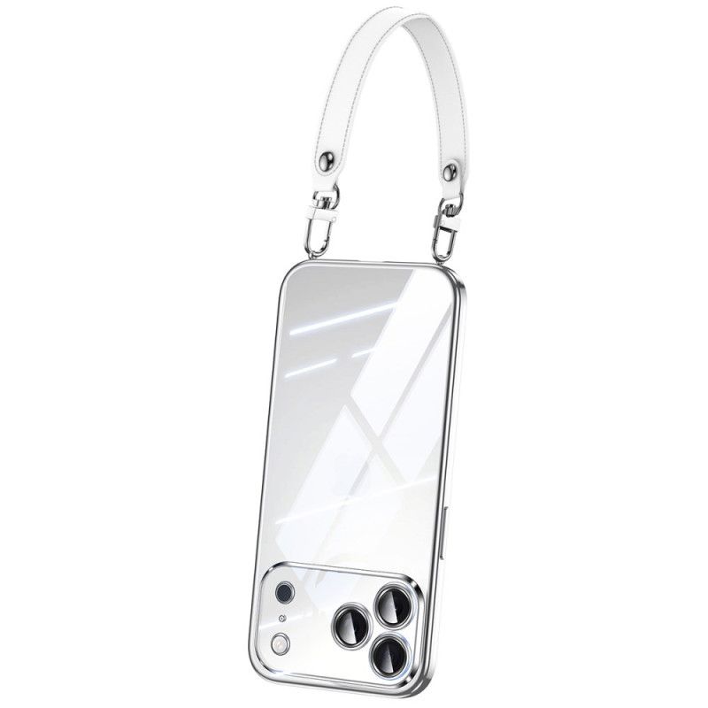 Skal För iPhone 17 Pro Transparent Med Handledsrem