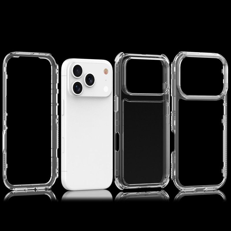 Skal För iPhone 17 Pro Transparent Tre-i-ett