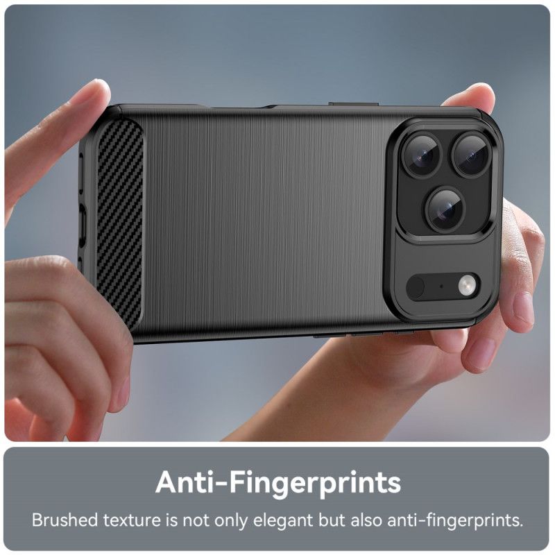 Skal iPhone 17 Pro Borstad Kolfiber