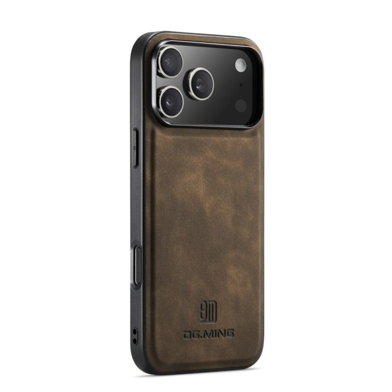 Skal iPhone 17 Pro Dg.ming Lädereffekt