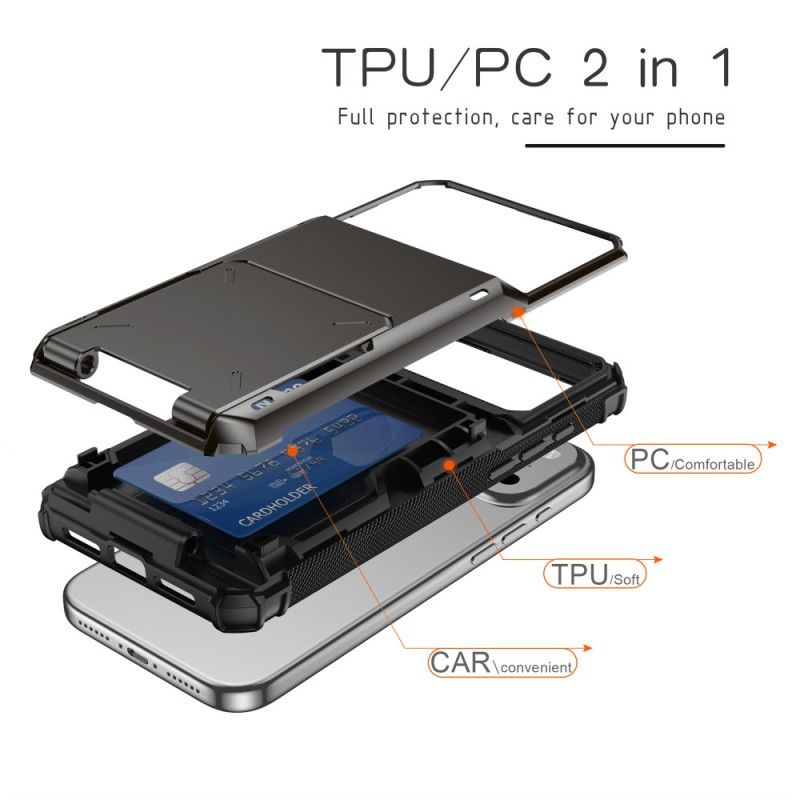 Skal iPhone 17 Pro Flip-korthållare