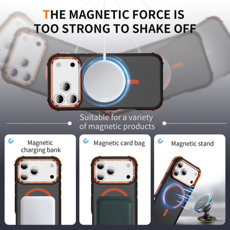 Skal iPhone 17 Pro Kompatibel Med Linsfäste Och Magsafe