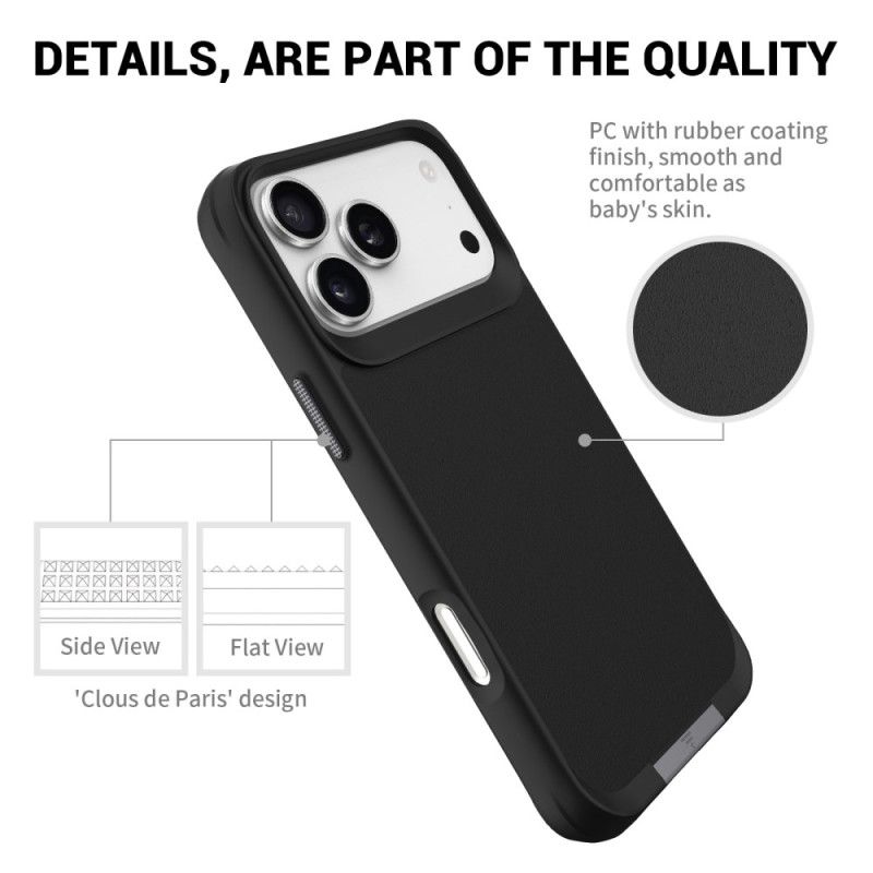 Skal iPhone 17 Pro Magsafe Kompatibel Med Inbyggt Stativ