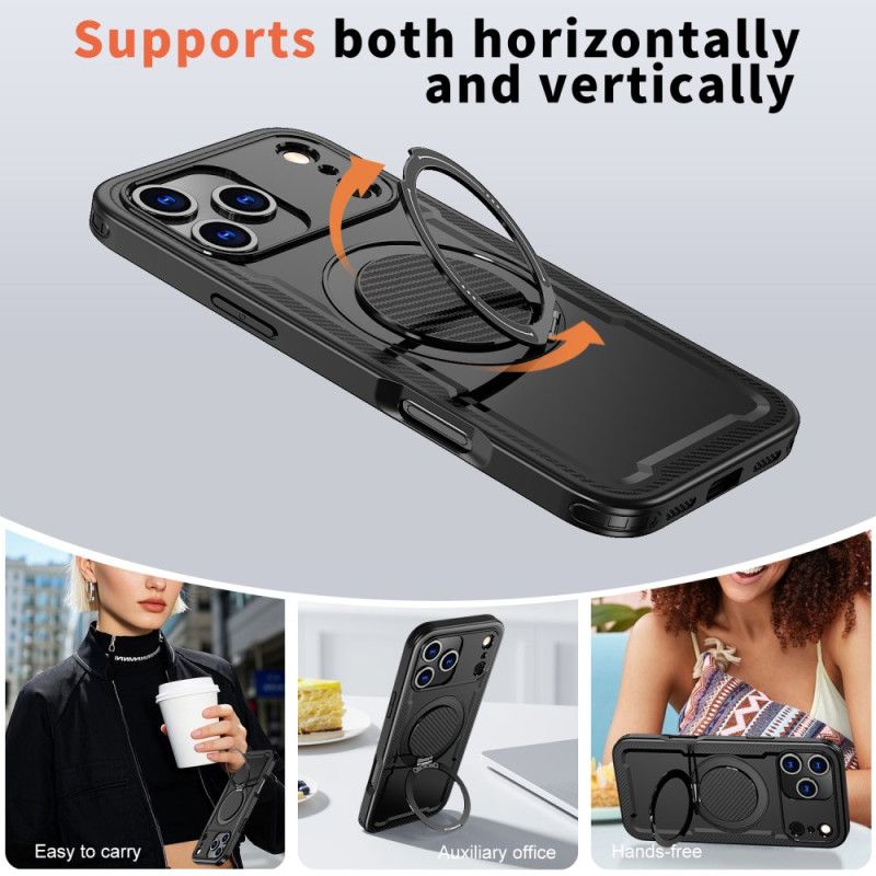 Skal iPhone 17 Pro Magsafe Rugged-kompatibel Med Ringfäste