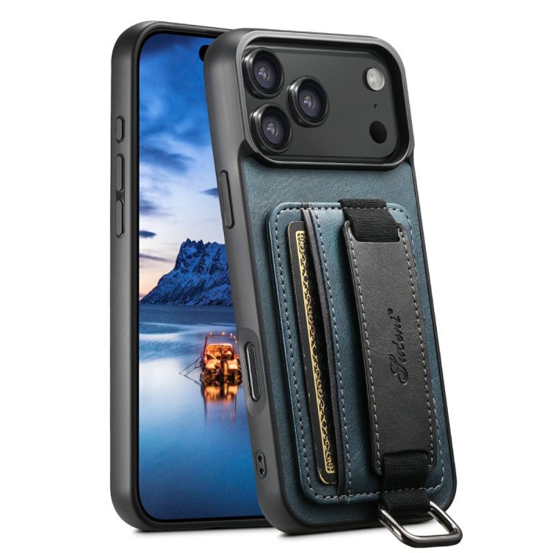 Skal iPhone 17 Pro Med Korthållare I Retrodesign