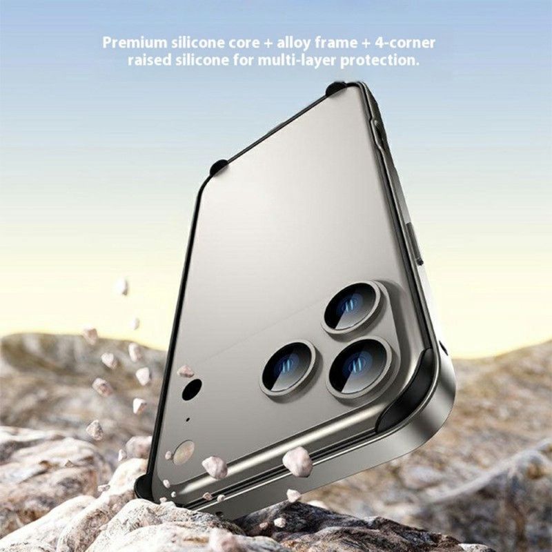 Skal iPhone 17 Pro Metallstötfångare