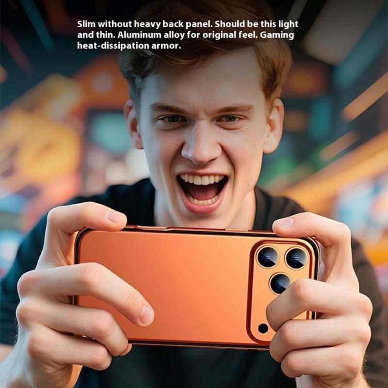 Skal iPhone 17 Pro Metallstötfångare
