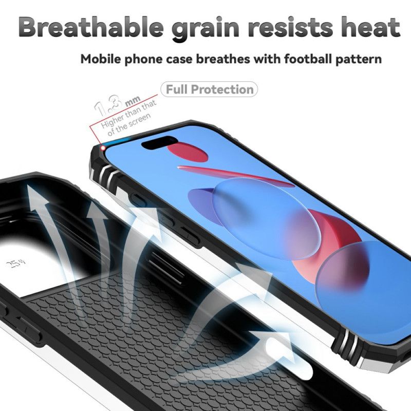Skal iPhone 17 Pro Robust Med Linsskydd Och Stativ