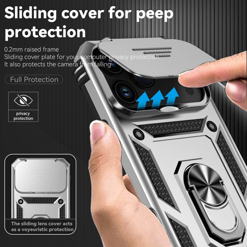 Skal iPhone 17 Pro Robust Med Linsskydd Och Stativ