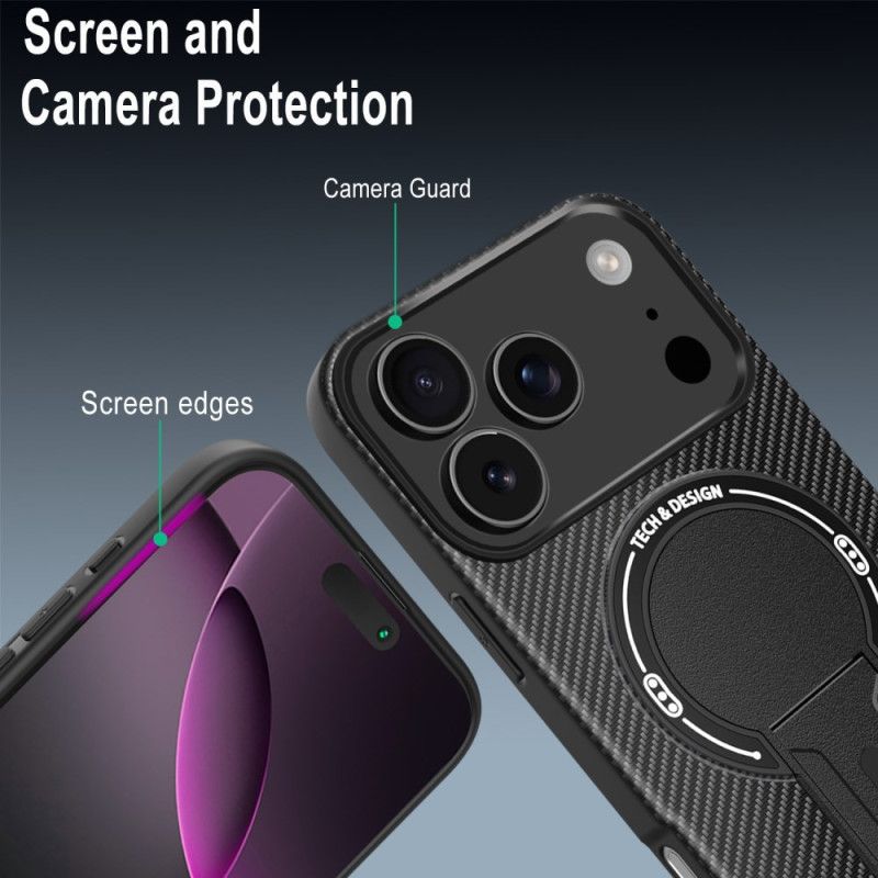 Skal iPhone 17 Pro Telefonfodral Robust Med Stativ