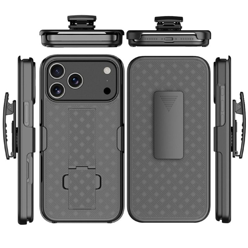 Skal iPhone 17 Pro Telefonfodral Skjutbar Med Stativ Och Klämma